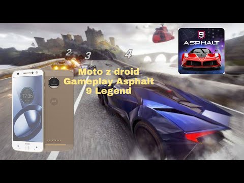 Asphalt 9 legends gameplay Moto z Droid 4GBRAM