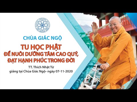 Tu học Phật để nuôi dưỡng tâm cao quý, đạt hạnh phúc trong đời 