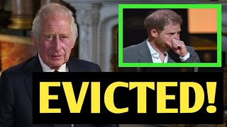 Prince Harry in TEARS As He Gets EVICTED By FURIOUS King Charles From Mansion After Shocking Deed.