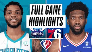 HORNETS at 76ERS | FULL GAME HIGHLIGHTS | April 2, 2022