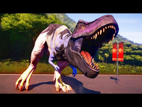 Ultimasaurus Vs 2 Omega T-rex | Fight & Breakout 🌍 Jurassic World Evolution