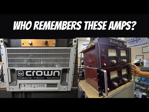 VINTAGE POWER AMPLIFIERS FOR SOUND SYSTEM
