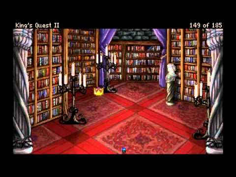 Let's Play King's Quest II - Fighting Werewolves, The Death Gem, & A Dwarvish Ambush - 24