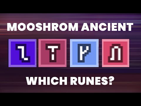 Which RUNES to spawn Mooshroom Ancient (Cows Boss) for Fighter's Bindings Drop?