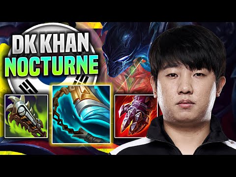 KHAN IS A MONSTER WITH NOCTURNE! - DK Khan Plays Nocturne Top vs Azir! | Season 11