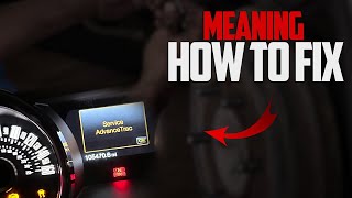 'Service AdvanceTrac' on Ford - Meaning & How to Fix