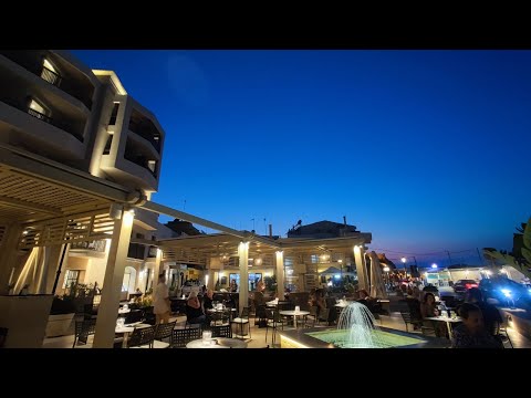 Rethymnon Crete , Kreta - from the old harbour to the hotel IDEON