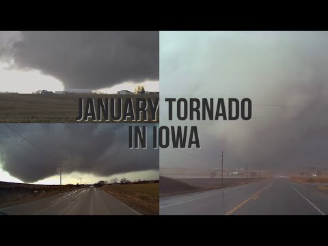 January Wedge Tornado In Iowa - Williamsburg, IA - 01/16/2023
