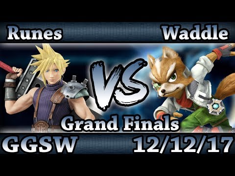 GGSW 62 - Runes (Cloud) Vs. Waddle (Fox) Smash Wii U Grand Finals - Smash 4