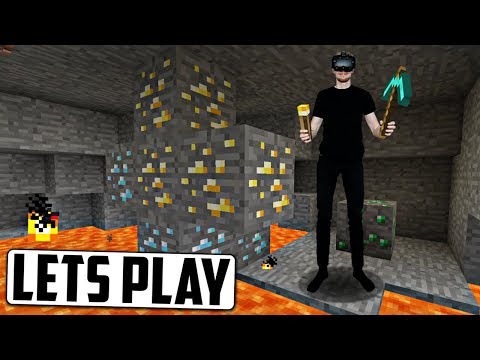 Pelataan Minecraftia virtuaalisessa todellisuudessa!