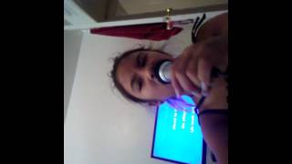 Singing in party tyme karaoke
