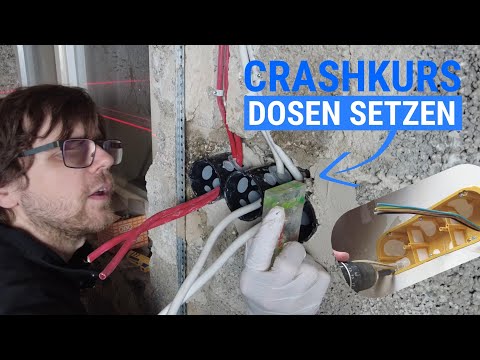 Spare Geld: Setz deine #Dosen selbst | #Unterputzdosen eingipsen | #Hohlwanddosen befestigen