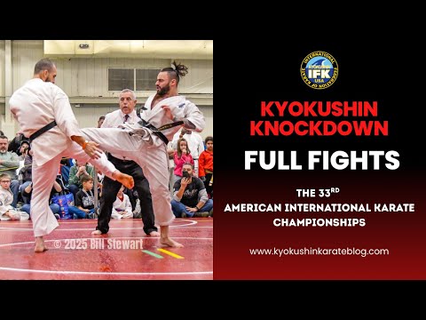 Kyokushin Knockdown – Full Fights from the 33rd AIKC (4K)
