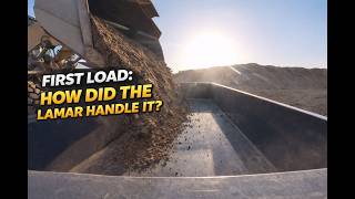 My New Lamar Dump Trailer’s First Load… Did It Handle the Weight?