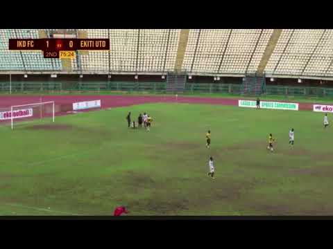 Almost got my first NNL Goal⚽️ with a bicycle kick💣in my first NNL🇳🇬 Match against Ikorodu city