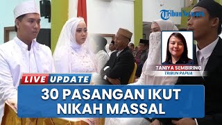 Sambut HUT ke-115 Jayapura, Polres bersama Disdukcapil Menggelar Nikah Massal, 30 Pasangan Mendaftar
