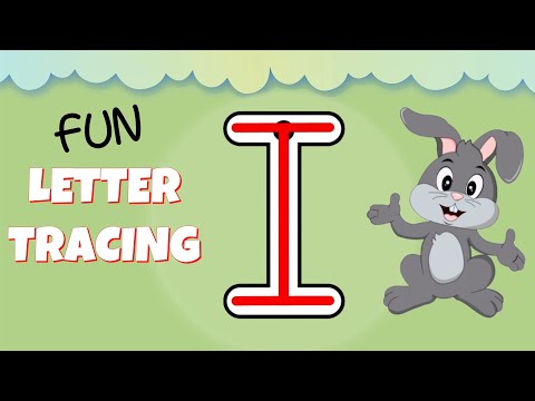 How to Write the Uppercase Letter I - Uppercase Alphabet for Kids