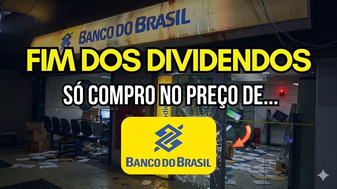 Dividendos Menores por Anos no Banco do Brasil (bbas3), Só compro se chegar a....