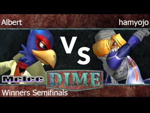 DIME 26 - Albert (Falco) vs FX | hamyojo (Sheik) Winners Semifinals - melee