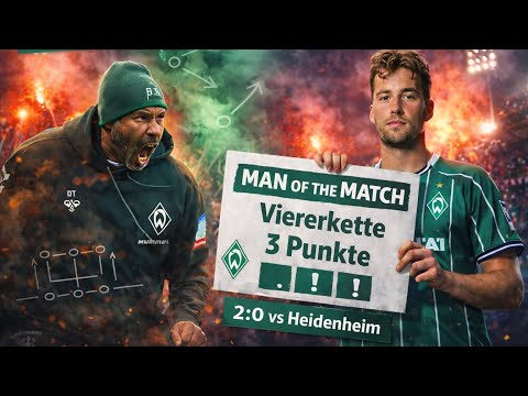 Werder Bremen 2-0 Heidenheim — WAS THAT THE KEY?! Back four & 3 points | Day after