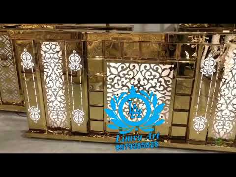 Buffet Golden Steel Catering Counter