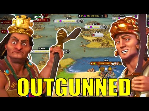 Civ 6 | Macedon Outguns Me On All Fronts, We MUST Hold!!! – (#3 Deity++ Inca Civilization VI)