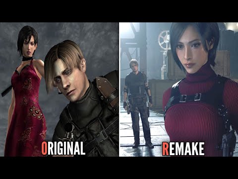 All Ada & Leon Scenes Full Comparison in Resident Evil 4: Original vs Remake Editions...