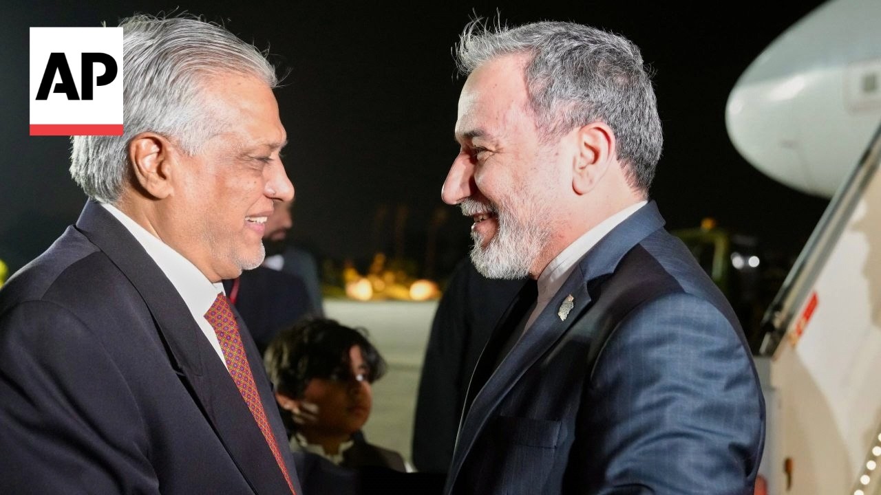 Video | Iran's foreign minister arrives in Pakistan ahead of talks with the US