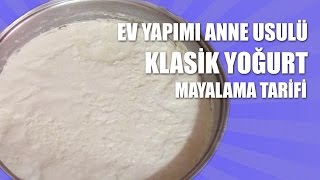 Ev Yapımı Anne Usulü Yoğurt Tarifi - Yoğurt Nasıl Mayalanır?