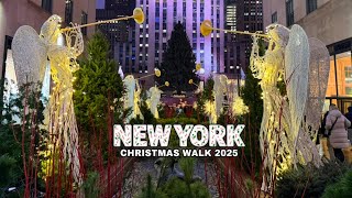 5th Avenue NYC BILLIONAIRE Christmas Decorations, Saks Fifth Avenue Light Show &amp; Rockefeller Center