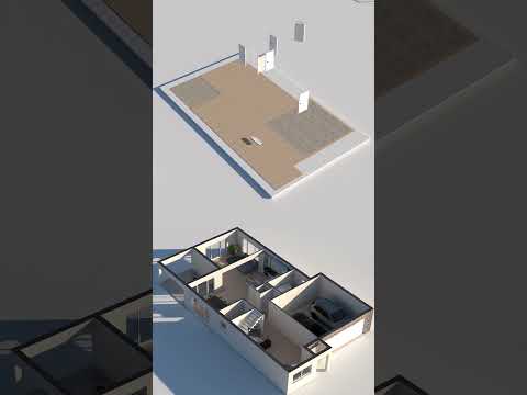 Blender 3D Floor Plan Made Easy! #3d #renderings #3darchitecturalrendering