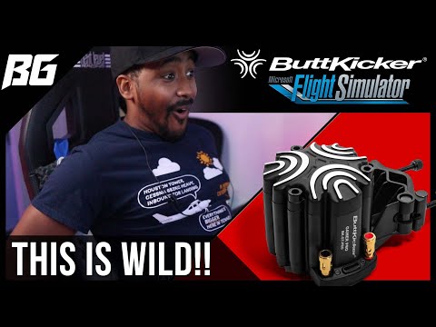 Most Immersive Flight Simulator Addition! | BUTTKICKER GAMER PRO