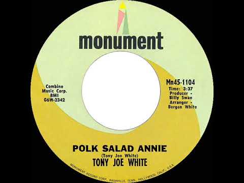 1969 HITS ARCHIVE: Polk Salad Annie - Tony Joe White (mono 45)