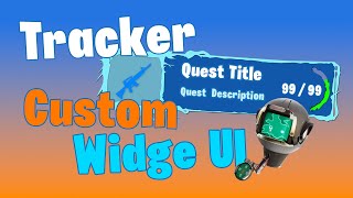 Easily Create Custom Widget UI for Tracker Device - UEFN Tutorial