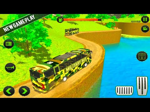 Army Soldier Bus Driving Games - Army Bus Drive New Update Game