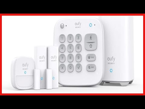 eufy Security 5-Piece Home Alarm Kit, Home Security System, Keypad, Motion Sensor, 2 Entry Sensors