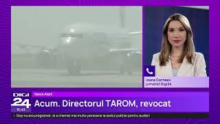 Conducerea executivă a TAROM a fost revocată. Motivele care au stat la baza deciziei (Surse)