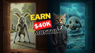 $40K/Month Uploading Cute AI Animal Quests?! (No Experience Needed)