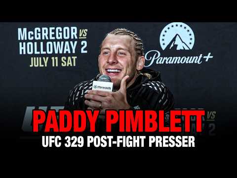 Video: Paddy Pimblett BLASTS Ilia Topuria & Arman Tsarukyan After UFC 329, Reacts to Conor McGregor Injury