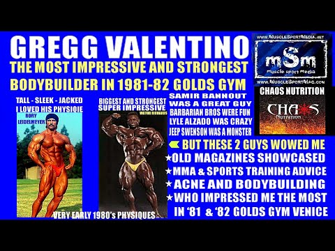 GREGG VALENTINO - Rory Leidelmeyer & Victor Richards 1981-'82 in Gold's Gym WOWED ME Chaos Nutrition
