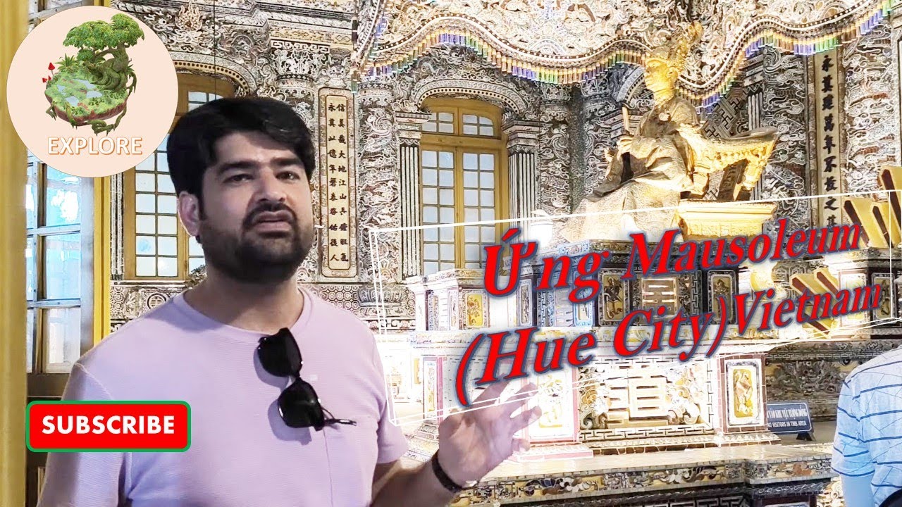 A traveler explores Khai Dinh Mausoleum in this video tour.