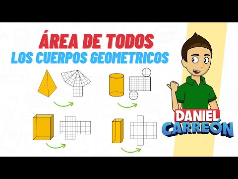 ÁREA DE CUERPOS GEOMETRICOS Super facil-Para principiantes