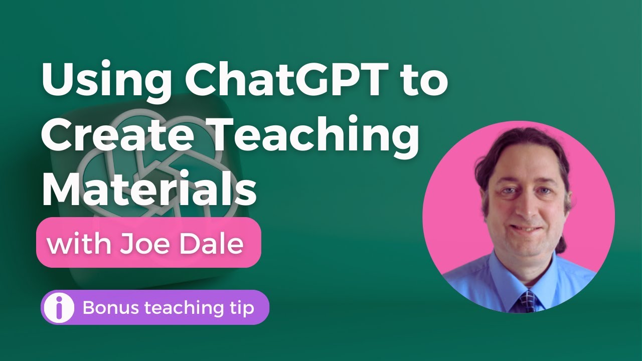 Using ChatGPT to Create Teaching Materials