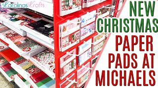 ALL NEW Christmas Paper Pads at Michaels! Michaels Christmas Paper Pads FLIP THROUGH of ALL OF THEM