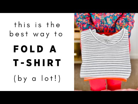 Fold a T-shirt Easily!