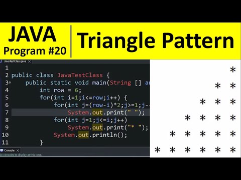 Java Program 20 Print Mirrored Right Triangle Star Pattern In Java