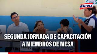 🔴🔵 Elecciones 2026: Segunda jornada de capacitación para los miembros de mesa