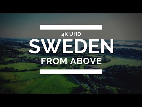 Sweden from above  - 4K UHD