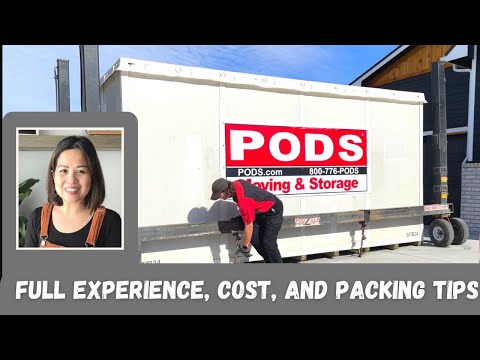 PODS REVIEW | PODS Moving Cross-Country Experience I Cost & Tips 4 packing your PODS Container