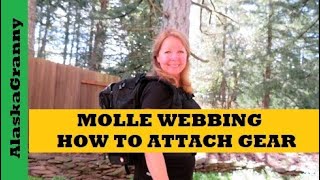 Molle Webbing How to Attach Weave Tactical Backpacks Bags
